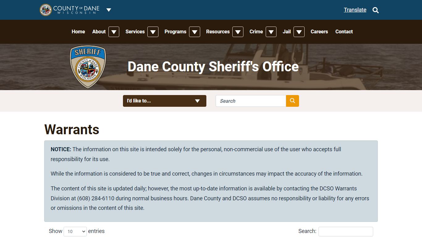 | Dane County Sheriff's Office